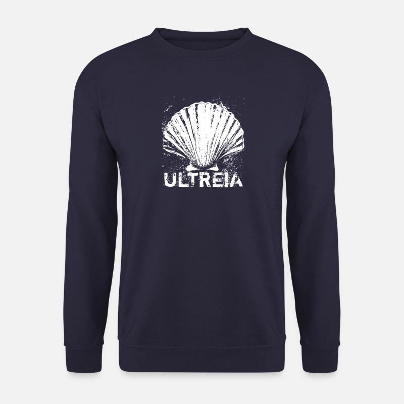 Ultreia, Jakobsmuschel, Santiago de Compostela - Unisex Pullover - Navy