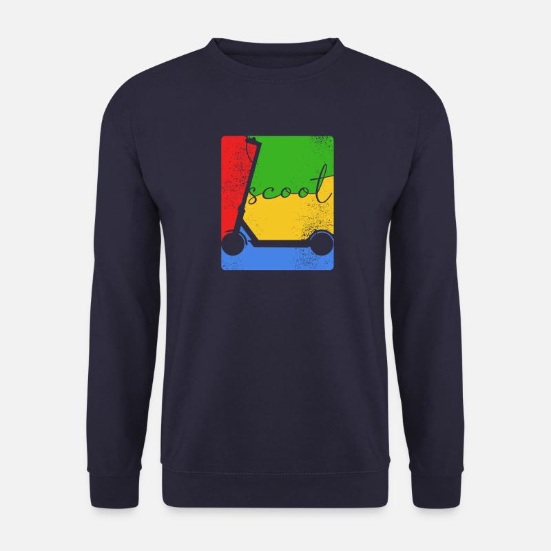 Scoot - E-Scooter, Elektro Roller mit Akku - Unisex Pullover - Navy