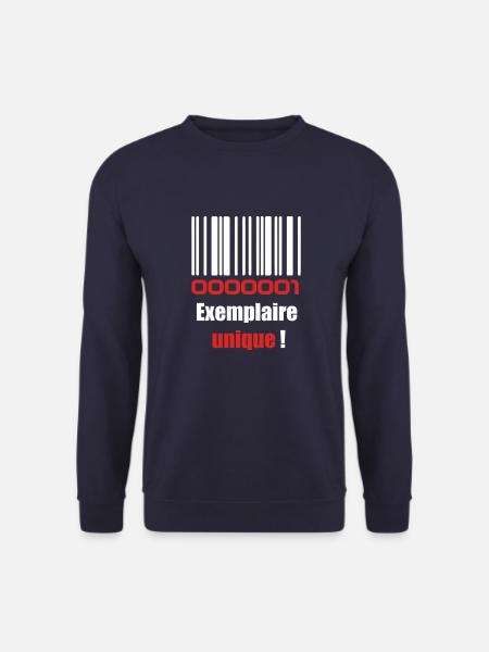 exemplaire unique - Sweat-shirt Unisexe - marine