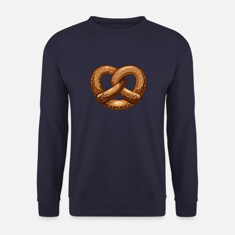 Brezel - Brezn - Bayern - Tracht - lecker - Unisex Pullover - Navy