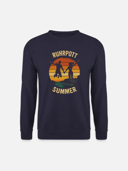 Ruhr Area Ruhrpott Summer Canal Romance - Unisex Sweatshirt - navy