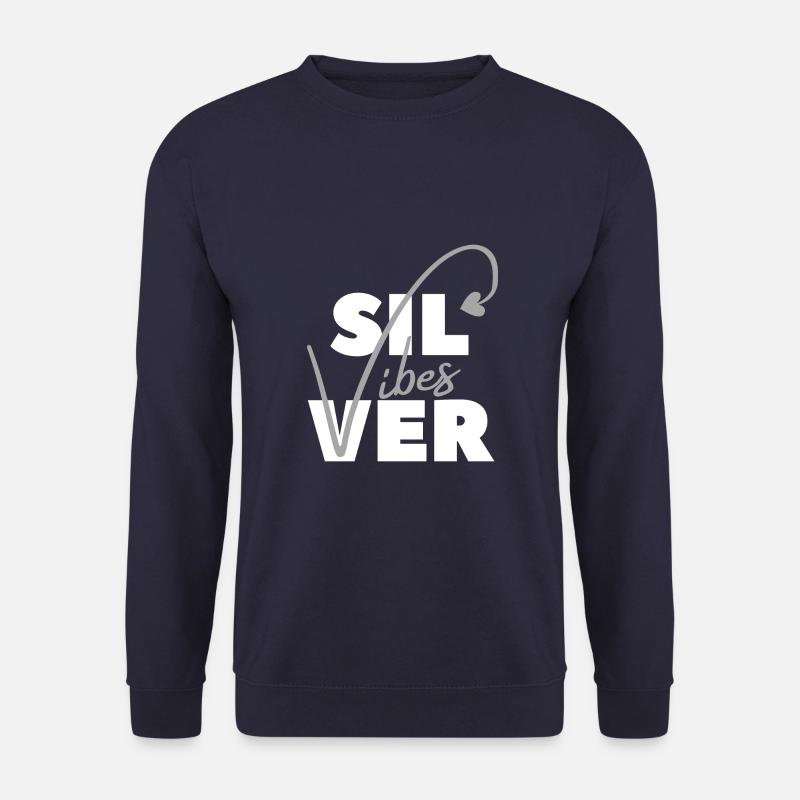 Silvervibes - Unisex Pullover - Navy