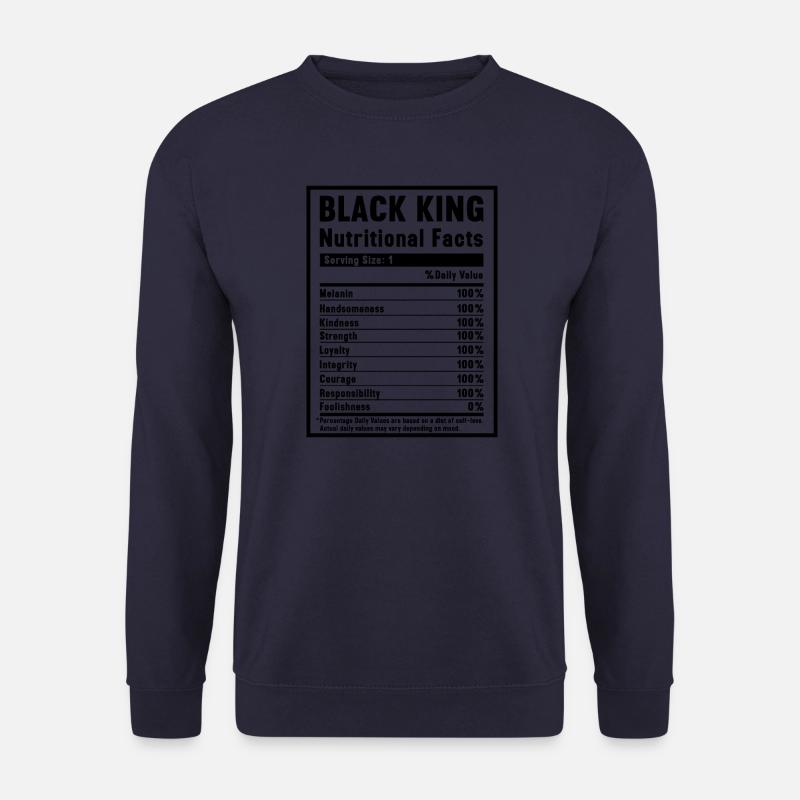Black King - Unisex Sweatshirt - navy