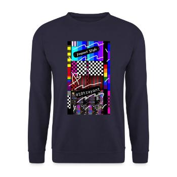 Impact Style 2 10trayant 4000 - Sweat-shirt Unisexe - marine - Devant - Alina (178cm) & Michal (187cm)