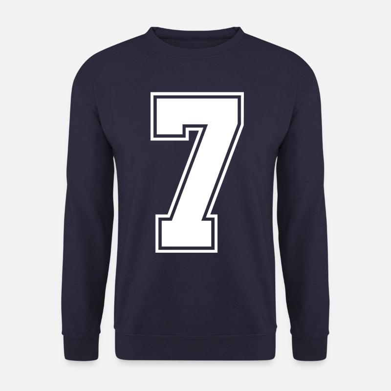 7 Number jersey - Unisex Sweatshirt - navy