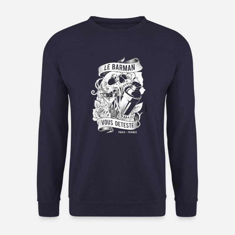The bartender hates you - Unisex Sweatshirt - navy