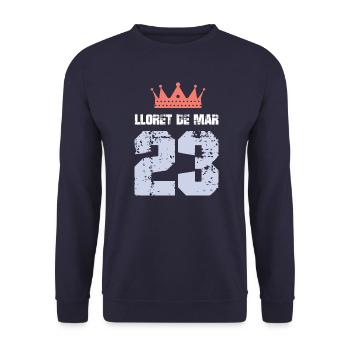 Lloret De Mar 23 Trikot 2023 - Unisex Pullover - Navy - Vorne - Alina (178cm) & Michal (187cm)