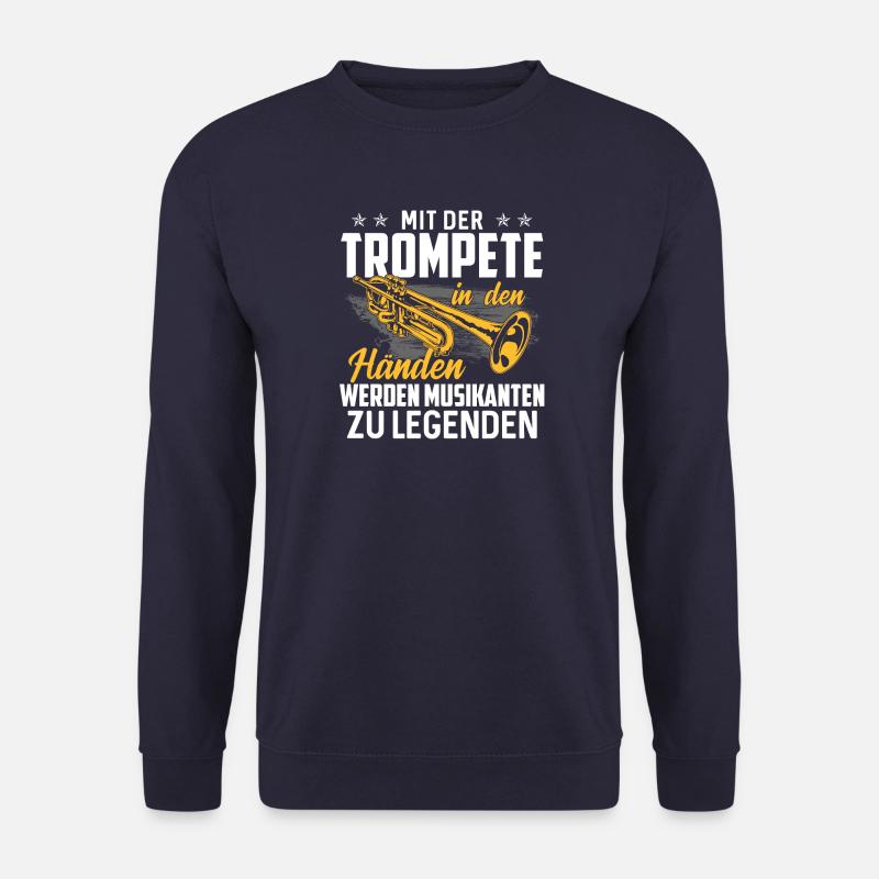 Trompeter Trompete Musiker Geschenk · Legenden - Unisex Pullover - Navy