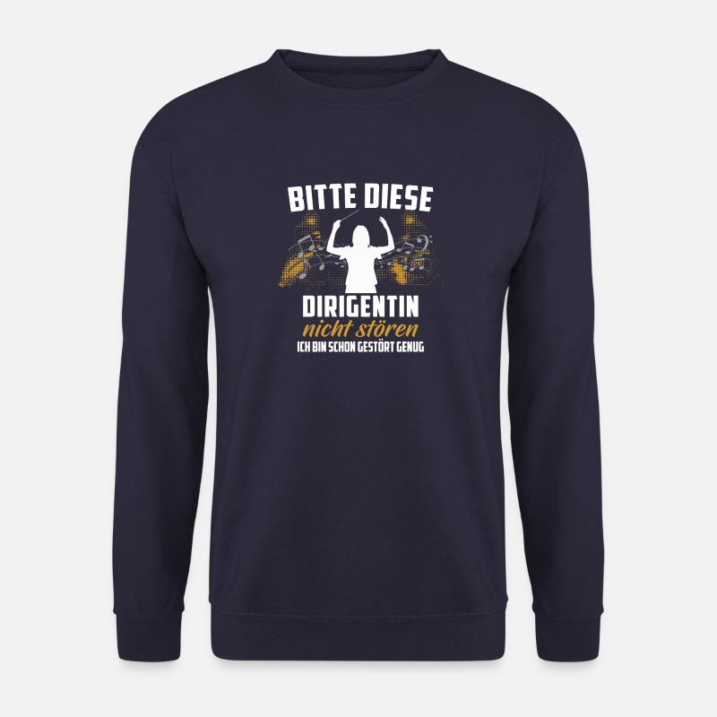 Dirigent Blasmusik Orchester Geschenk · Dirigentin - Unisex Pullover - Navy
