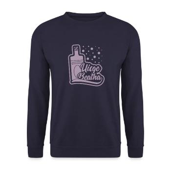 Whisky Uisge Beatha – Eau de Vie - Sweat-shirt Unisexe - marine - Devant - Alina (178cm) & Michal (187cm)
