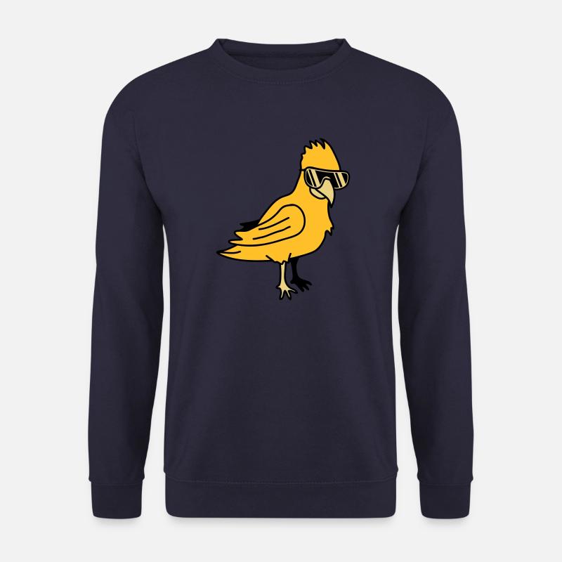 Cool Parrot Bird - Unisex Sweatshirt - navy