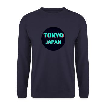 Tokyo Japon Vert - Sweat-shirt Unisexe - marine - Devant - Alina (178cm) & Michal (187cm)