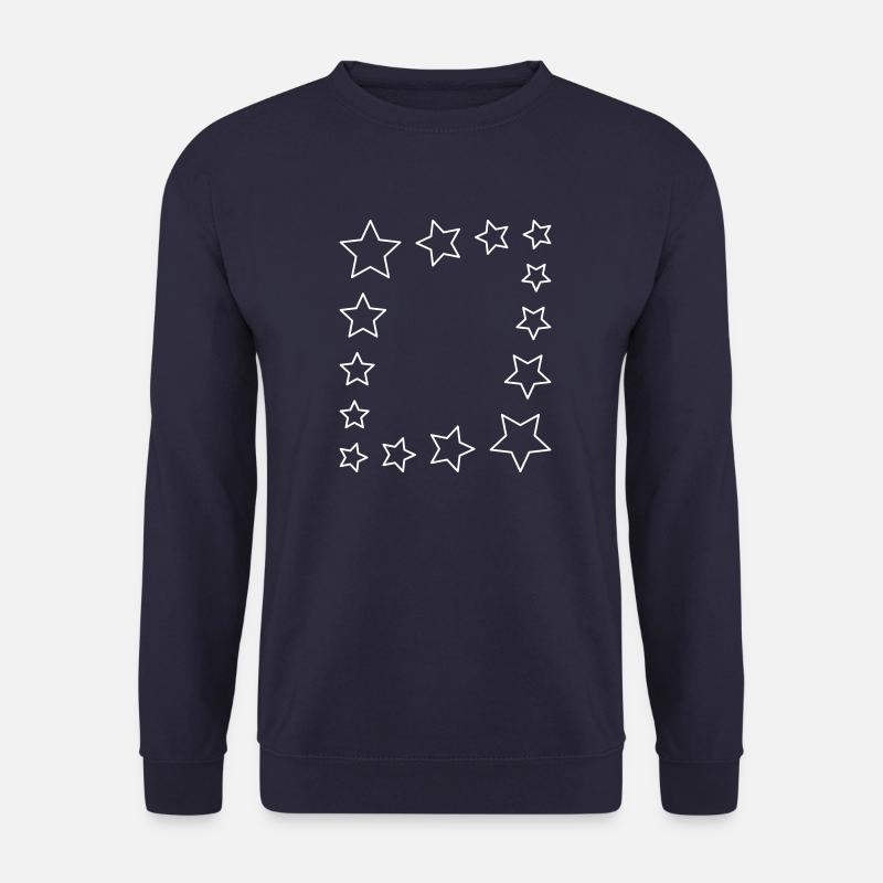 Sterne Rahmen - Unisex Pullover - Navy