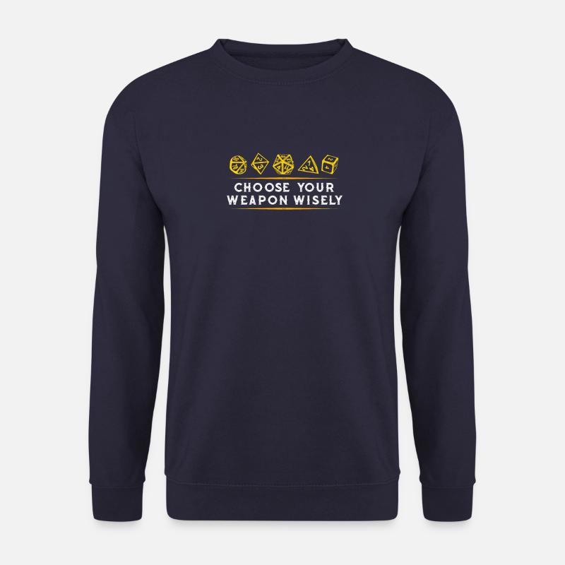 Jeu de table RPG RP W20 sur table DSA P & P - Sweat-shirt Unisexe - marine