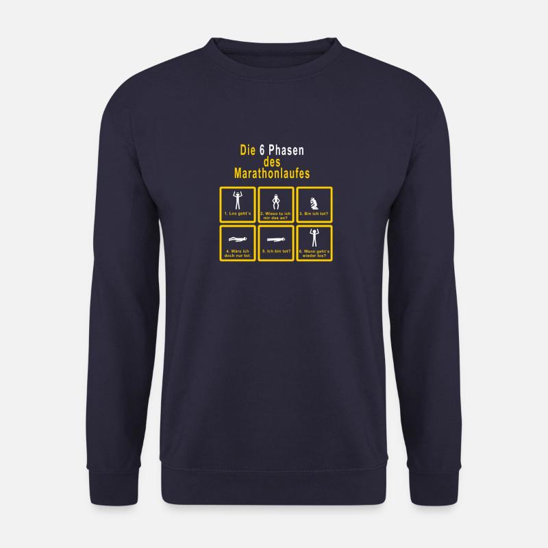 Laufen Läufer Marathon Training Geschenk - Unisex Pullover - Navy