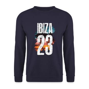 Ibiza 23 Jersey 2023 - Unisex Sweatshirt - navy - Front - Alina (178cm) & Michal (187cm)