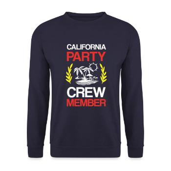 Équipe de fête en Californie - Sweat-shirt Unisexe - marine - Devant - Alina (178cm) & Michal (187cm)