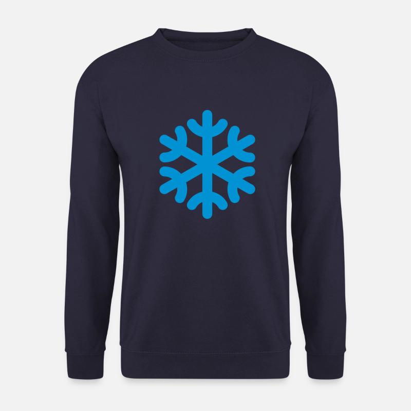 Schneeflocke / Snowflake - Unisex Pullover - Navy