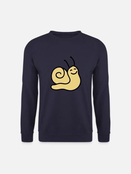 Enthousiaste escargot - Sweat-shirt Unisexe - marine