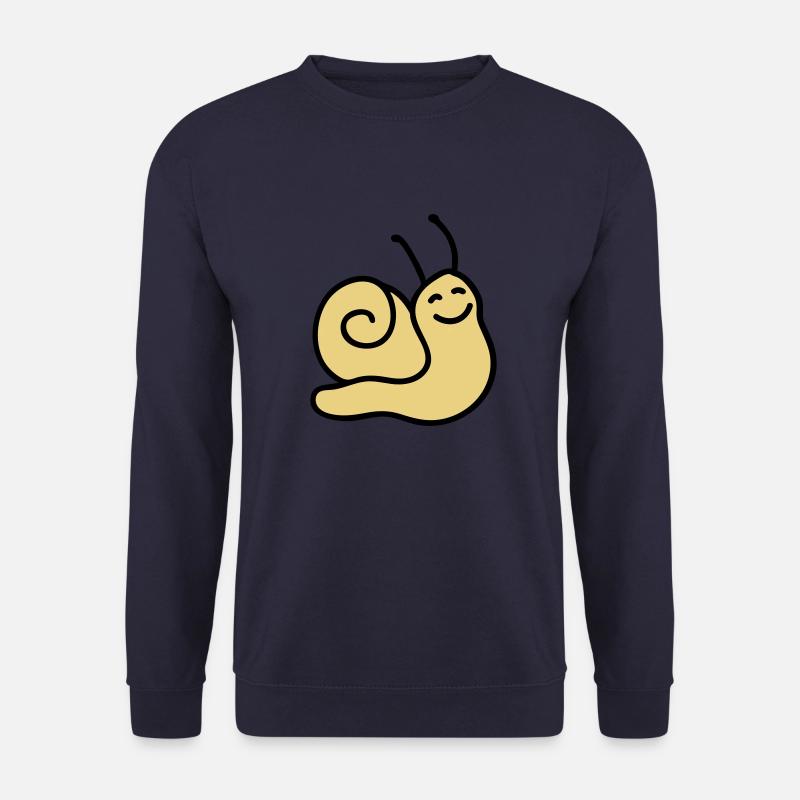 Cheerful Snail - Unisex Sweatshirt - navy