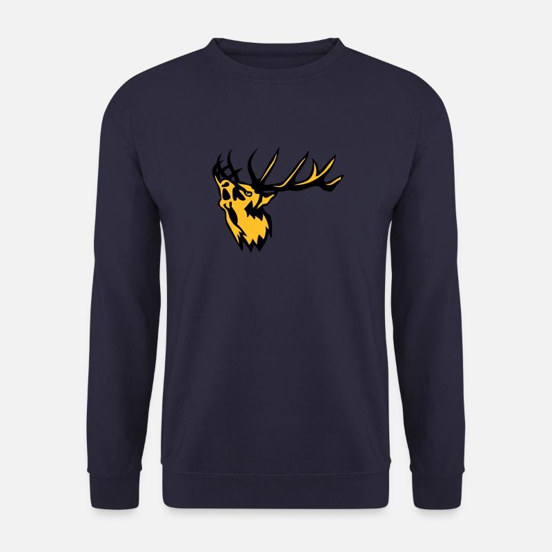 Tierhirschbrunft Hirsch 0 - Unisex Pullover - Navy