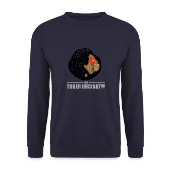 Tuber Uncinator - Unisex Pullover - Navy - Vorne - Alina (178cm) & Michal (187cm)