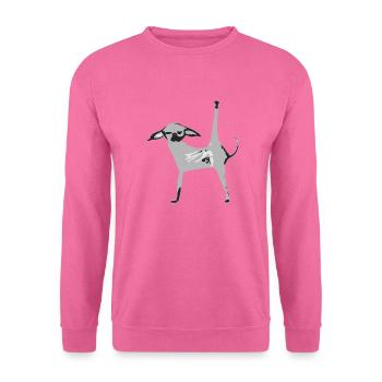 Cosmo, der Graue Chiwawa - Unisex Pullover - Pink - Vorne