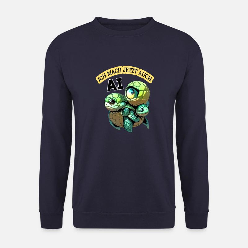 Ich mach jetzt auch AI - Unisex Pullover - Navy