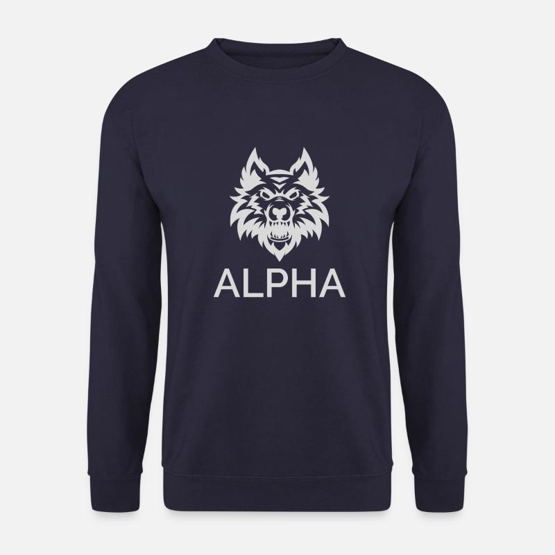 Silver Alpha - Unisex Sweatshirt - navy