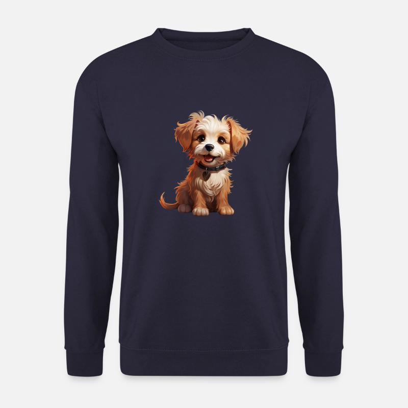 Chibi dog - Unisex Sweatshirt - navy