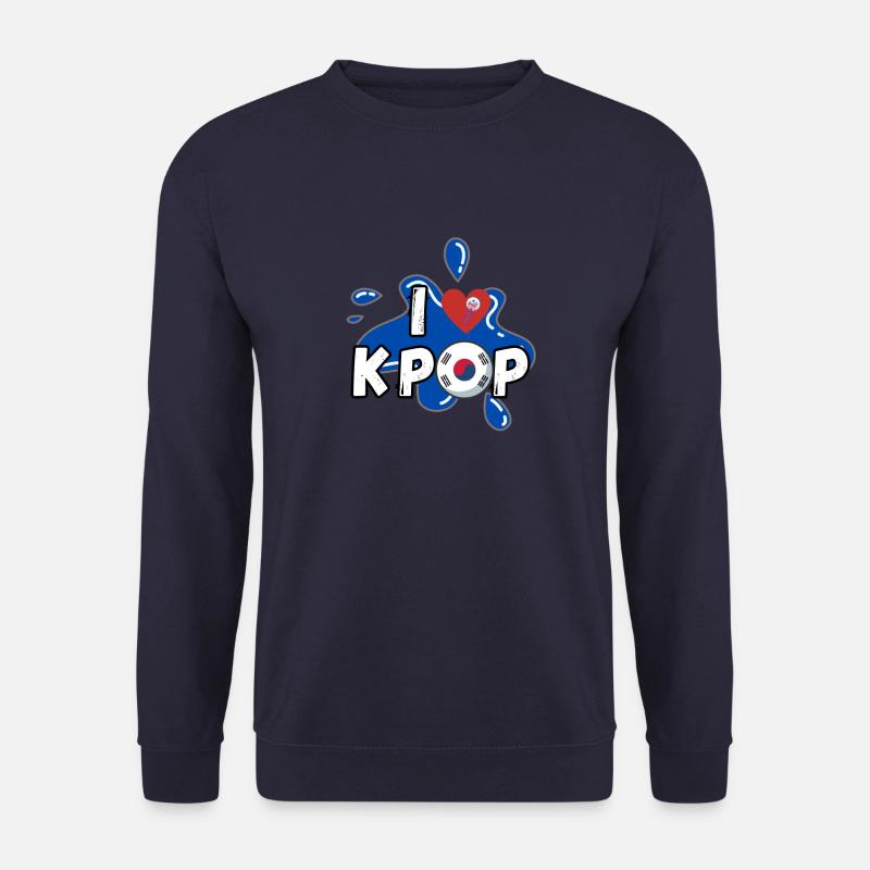 I love Kpop - Unisex Sweatshirt - navy