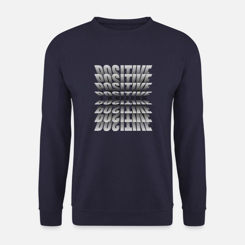Positives Tee-Hemd - Unisex Pullover - Navy