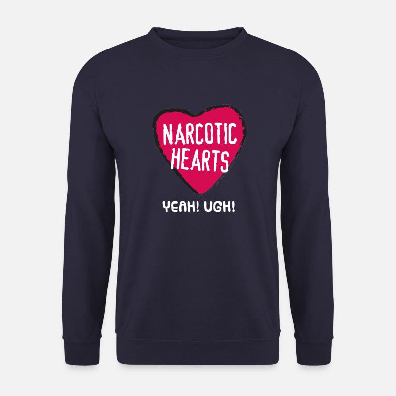 Narcotic Hearts - Unisex Sweatshirt - navy