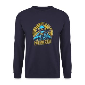 Paintball Squad - Unisex Sweatshirt - navy - Front - Alina (178cm) & Michal (187cm)