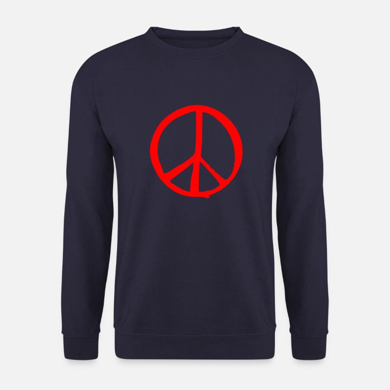 Peacezeichen - Unisex Pullover - Navy