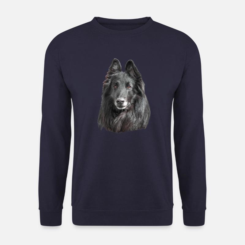 Groenendael Belgian Shepherd - Unisex Sweatshirt - navy