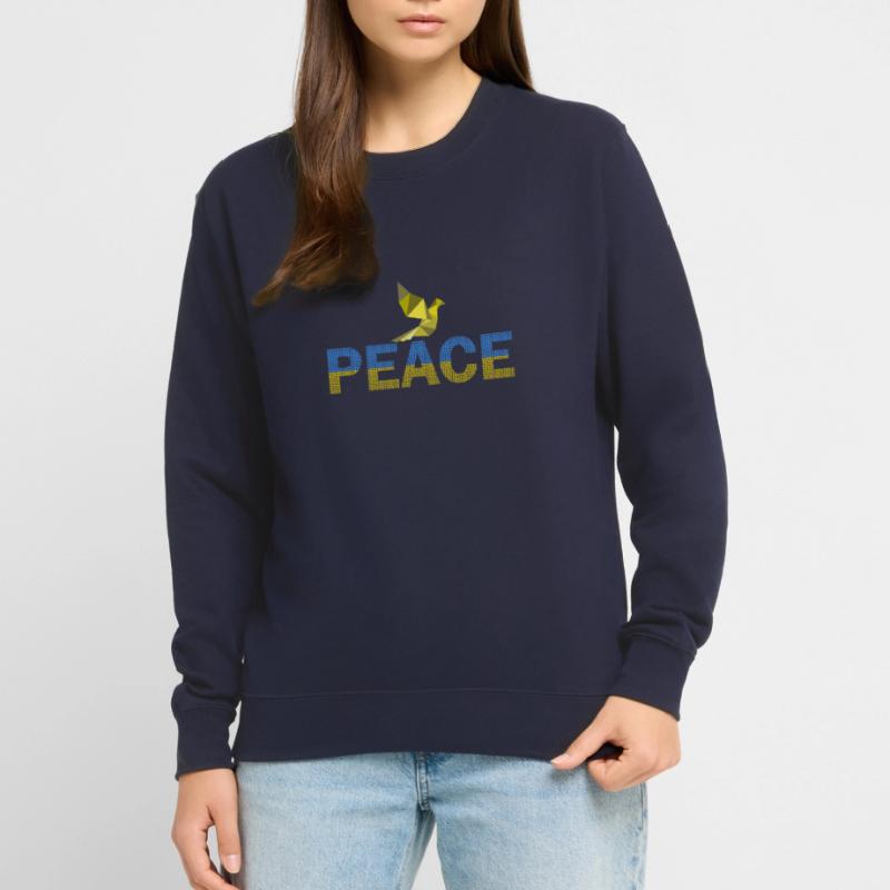 Conception de points Peace Dove Sweat-shirt Unisexe