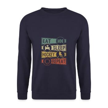 Hockey - Sweat-shirt Unisexe - marine - Devant - Alina (178cm) & Michal (187cm)