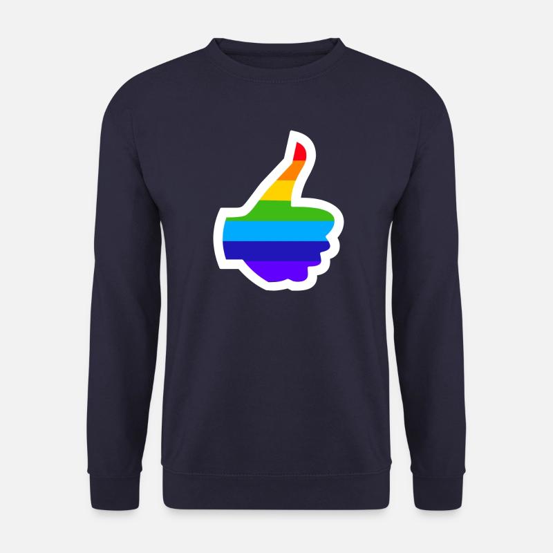 2 pouces vers le haut - Sweat-shirt Unisexe - marine