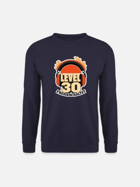 Alter 30 Frei Geschaltet Hörstück - Unisex Pullover - Navy