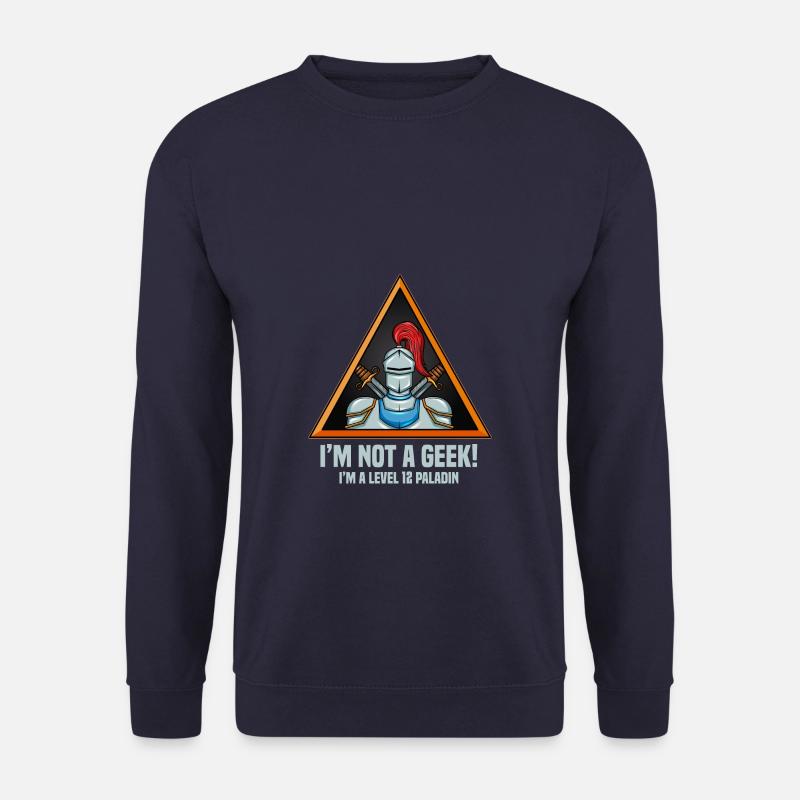 Geek Streber Paladin Dungeon Rollenspiel Geschenk - Unisex Pullover - Navy