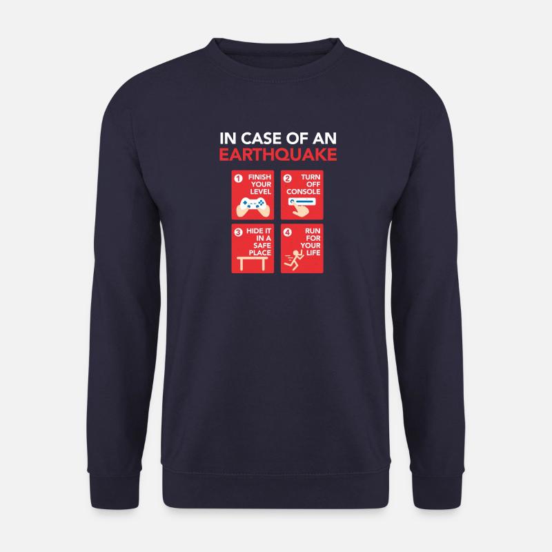 Gamer Erdbeben - Gaming Love - Unisex Pullover - Navy