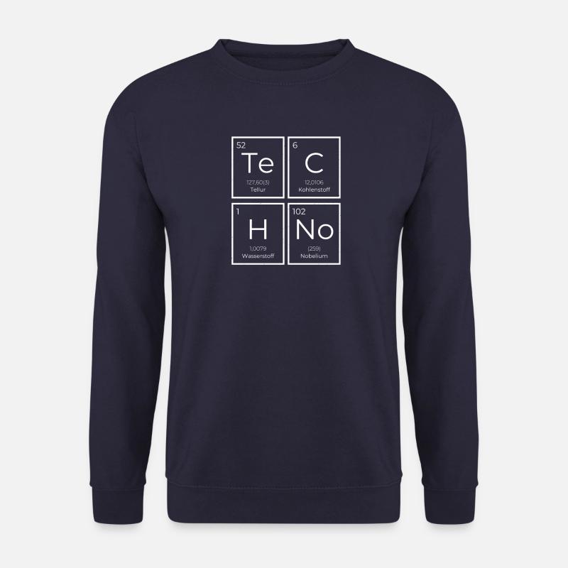 Techno Science Periodensystem - Unisex Pullover - Navy