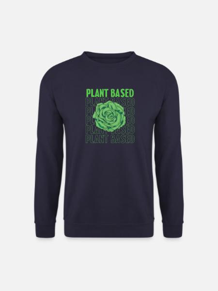Plant Based - Auf pflanzlicher Basis - Unisex Pullover - Navy