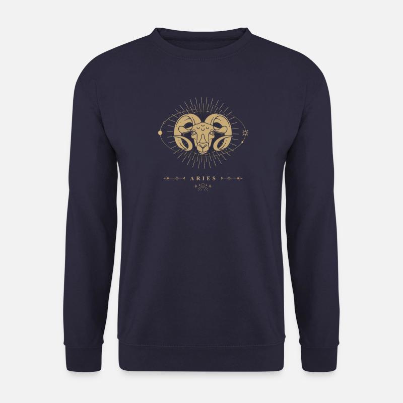 Widder Sternzeichen 2 - Unisex Pullover - Navy