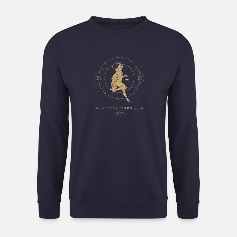Steinbock Frau Sternzeichen - Unisex Pullover - Navy