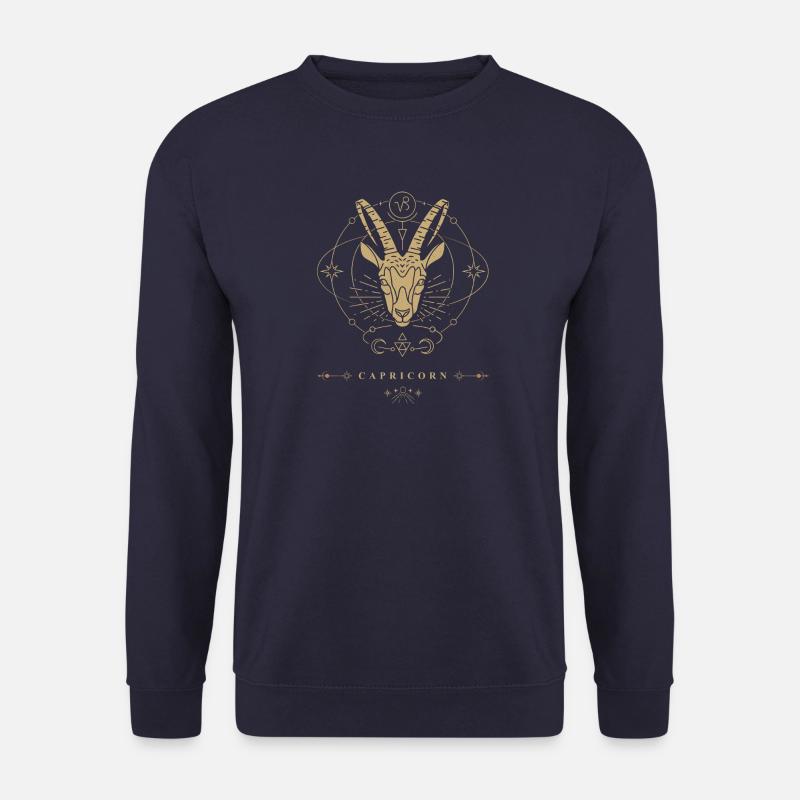 Steinbock Sternzeichen - Unisex Pullover - Navy