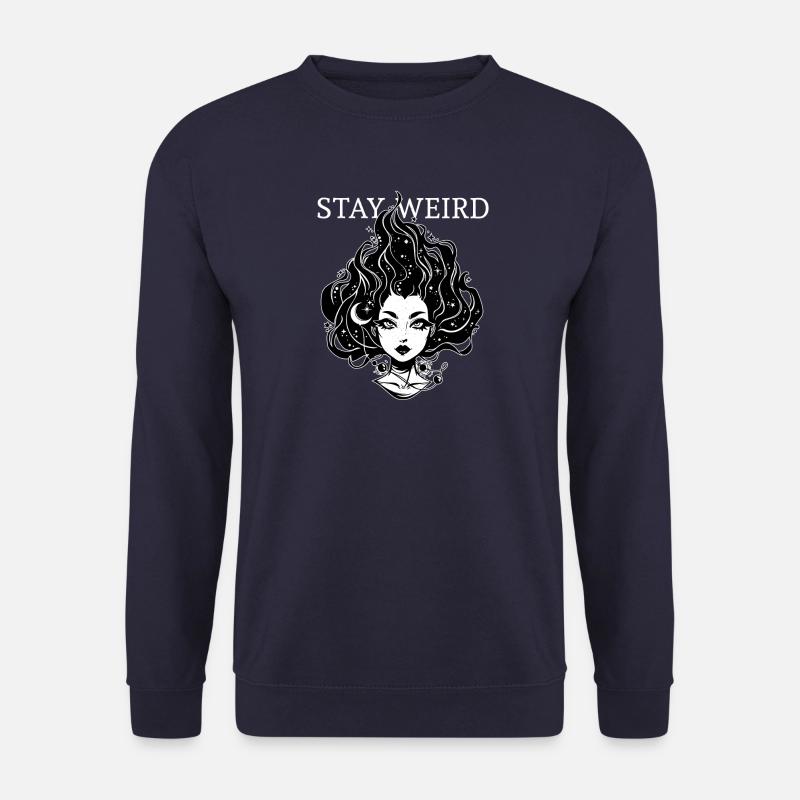 Stay Weird - Moonchild Girl - Unisex Pullover - Navy