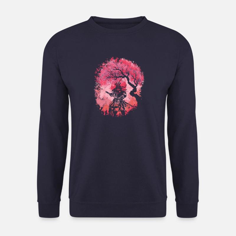 Samurai im roten Wald - Unisex Pullover - Navy