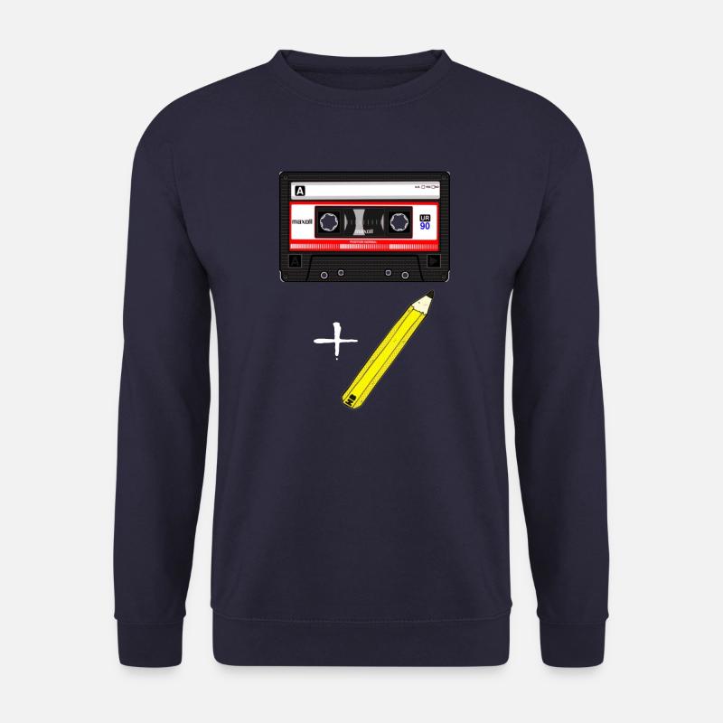 Kassette und Stift - Unisex Pullover - Navy